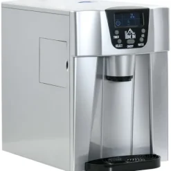 Isterningmaskine 12 kg/24 t, 9 isterninger på 6–10 min, 2 L tank, LCD, sølv Sale