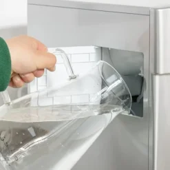Isterningmaskine 12 kg/24 t, 9 isterninger på 6–10 min, 2 L tank, LCD, sølv Sale