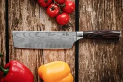 Japanske knivsæt med 8 Muteki i gaveæske. Højkulstofstål. Clearance