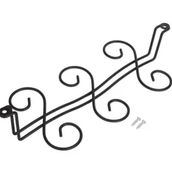 Vinflaskeholdere>Jern Hængende 6 Flasker Vinkop Rack Glasholder Display Hylde Organizer