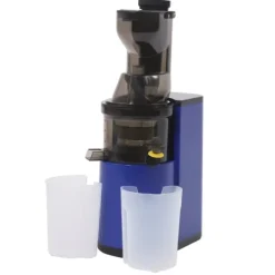 Juicer - Elektrisk saftpresser - 800 W - 220 V - EU-stik - <500 ml - 2 kopper - Til frugt og grøntsager - Blå Hot