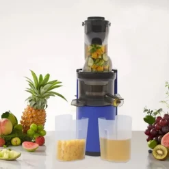 Juicepresser - Nyd Friskpresset Juice Derhjemme>Juicer Maskine, 800W Effekt, 500ml Kapacitet,EU-b, 220 V-b, Blå