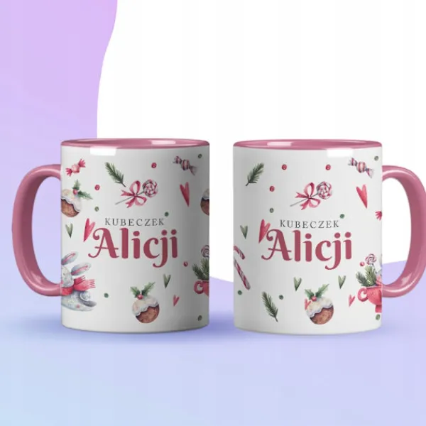 Kaffe- & Teservicer>JULEKRUS MED NAVN JULEMANDENS GAVER TIL BØRN JUL + NAVN