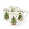 Kaffe- & Teservicer>Juletræskrus 22cl, 4-pak - Spode