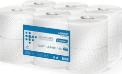 Jumbo toiletpapir dispenser 2-lags /12 ruller/ Cellulose Velvet VLP-4100537