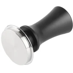 Kaffe Tamper Rustfrit Stål 53mm - Konstant Tryk Espresso Pulver Press Hammer - Sort Sale