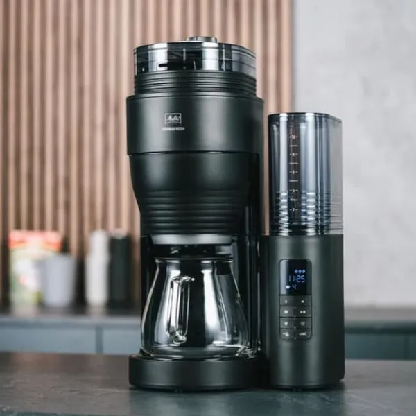 Melitta Kaffebryggare med filter och integrerad kvarn MELITA AromaFresh II Glass Basic 1030-06 New