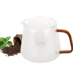 Kaffekop Høj borosilikat Transparent fortykket tekop med håndtag til hjemmekaffe500ml New