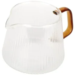 Kaffekop Høj borosilikat Transparent fortykket tekop med håndtag til hjemmekaffe500ml New