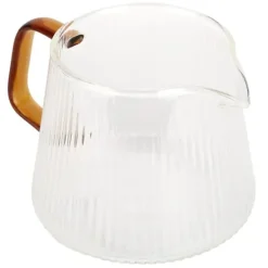 Kaffekop Høj borosilikat Transparent fortykket tekop med håndtag til hjemmekaffe500ml New