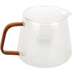 Kaffekop Høj borosilikat Transparent fortykket tekop med håndtag til hjemmekaffe500ml New