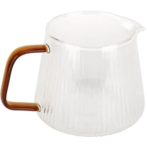 Kaffekop Høj borosilikat Transparent fortykket tekop med håndtag til hjemmekaffe500ml New