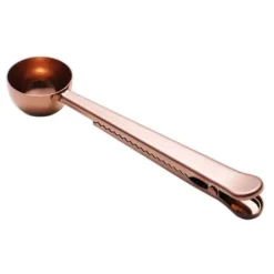 Kaffemål med Squeeze Rose Gold - Spoon med klemme til kaffe Outlet