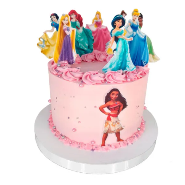 Udstyr Til Kagedekoration>Kagebrætbund Hvid 34 cm 2 cm Sæt 5 stk. Kagetromle Rund Premium Brand4Cake