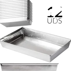 Bagning>Kageform, non-stick, høj varmefordeling, 12 PAs-36x25x6cm