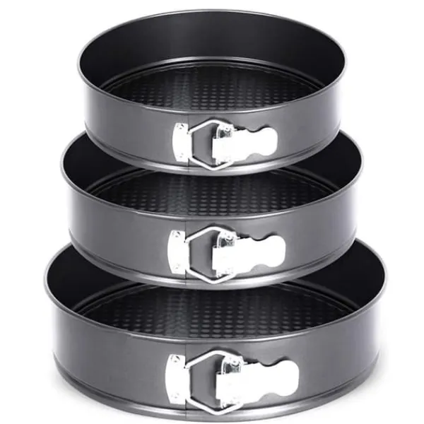 Bagning>KAGEFORME 3 STK 24/26/28cm E-8013