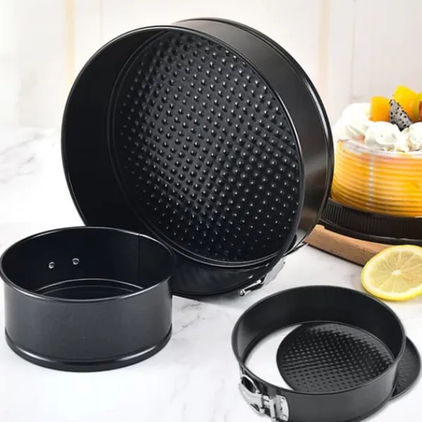 Bagning>KAGEFORME 3 STK 24/26/28cm E-8013