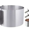 Udstikkere>Kagekant 10 cm justerbar 16-30 kagering + 2X GRATIS KLIPS