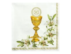 Papirservietter>Kalkservietter, hvide, 33 x 33 cm (1 pakke / 20 stk.)