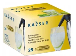 Sodavandsmaskiner>KAYSER CO2-SODAVANDPATRONER 25 STK.