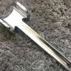 Kødmørner aluminiumslegering rund sølv ergonomisk kødhammer til køkkenbøf Sale