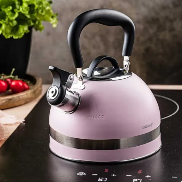 KEDEL 1,8L MED FLØJTE KINGHOFF KH-1856 pink