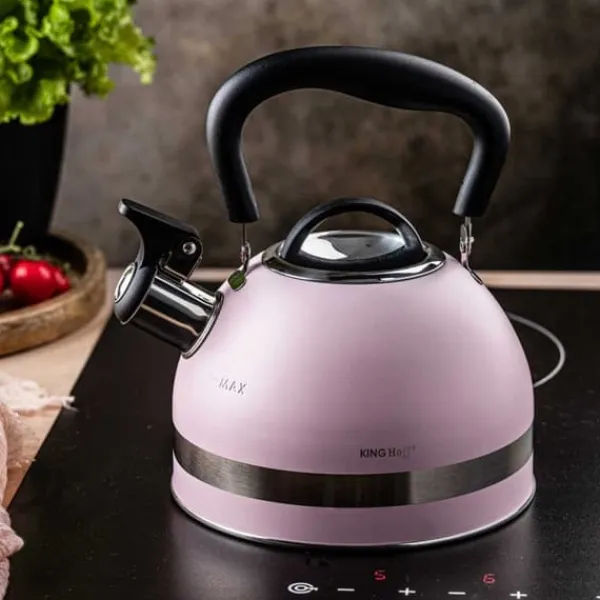 KEDEL 1,8L MED FLØJTE KINGHOFF KH-1856 pink