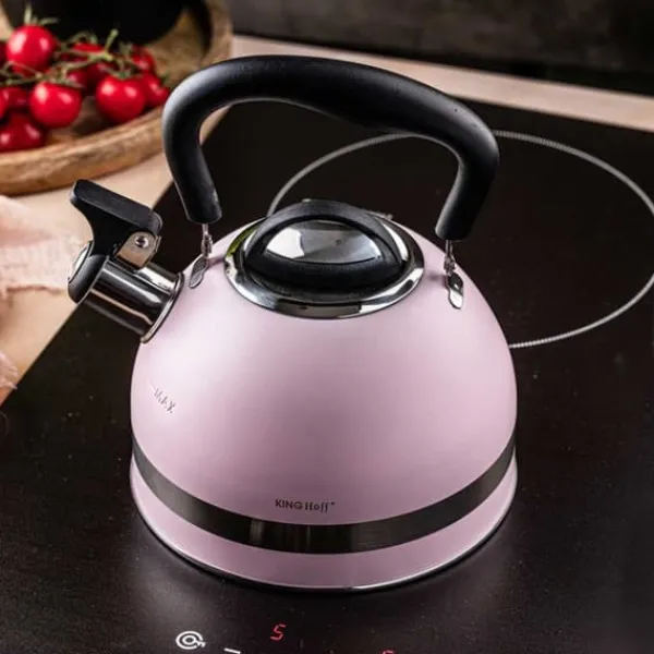 KEDEL 1,8L MED FLØJTE KINGHOFF KH-1856 pink