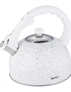 Elkedel>KEDEL MED FLØJTE 2.6L KINGHOFF KH-1407 MARMOR