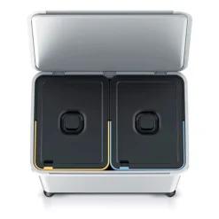 Keden Genbrugsskraldespand 2x23l Systema 56x39x41 Cm Søvfarvet Discount