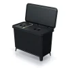 Keden Genbrugsskraldespand 1x10l+1x23l Systema 57x29x41 Cm Transparent Outlet