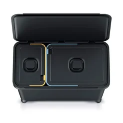Keden Genbrugsskraldespand 1x10l+1x23l Systema 57x29x41 Cm Transparent Outlet