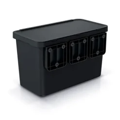 Keden Genbrugsskraldespand 1x10l+1x23l Systema 57x29x41 Cm Transparent Outlet