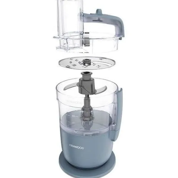 Kenwood Mixere & Blendere>FDP22.000GY Multifunktionsrobot - 1 hastighet + puls - 650W - 1,3L skål + tillbehör