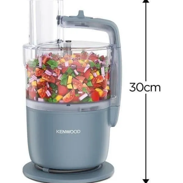 Kenwood Mixere & Blendere>FDP22.000GY Multifunktionsrobot - 1 hastighet + puls - 650W - 1,3L skål + tillbehör