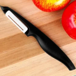 Madskrællere & Udkernere>Keramisk vertikal frugt- og grøntsagsskræller 19 cm