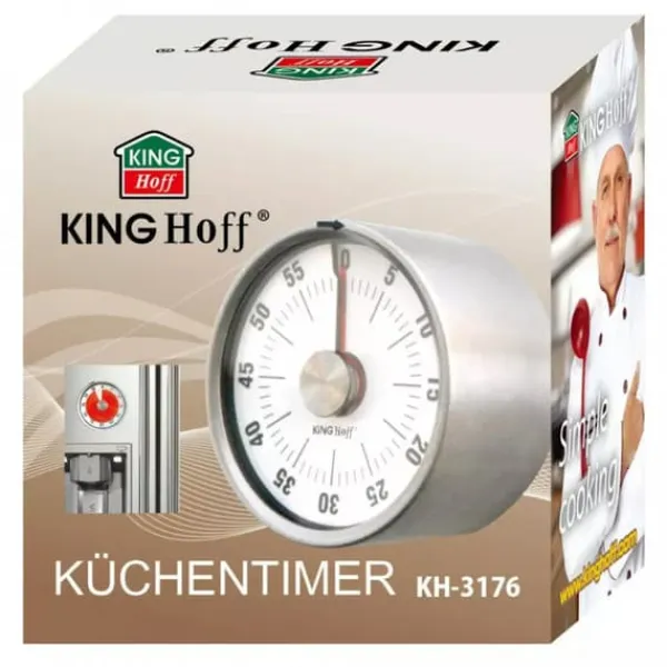 Æggeure>KINGHOFF KH-3176 MAGNETISK KØKKENTIMER