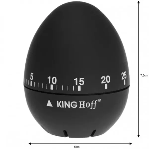Æggeure>KINGHOFF KH-1620 MEKANISK KØKKENTIMER