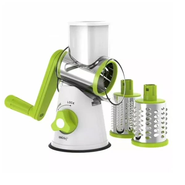 Mandolin- & Rivejern>KINGHOFF KH-1652 OST GRØNTSAGT TROMMELRIVER
