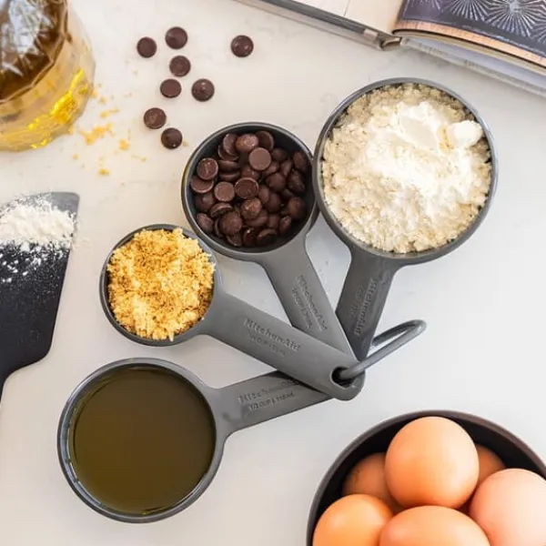Målebægere & Måleskeer>KitchenAid målebægre, 4 stk., antracitgrå