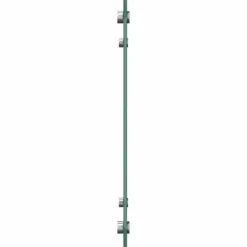 Køkken bagvæg i hærdet glas - Rektangulær design | Farve: Mørkegrå | Størrelse: 80x40x0.6 cm Outlet