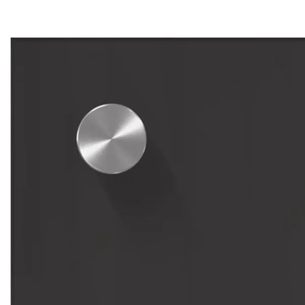 Køkken bagvæg i hærdet glas - Rektangulær design | Farve: Mørkegrå | Størrelse: 80x40x0.6 cm Outlet