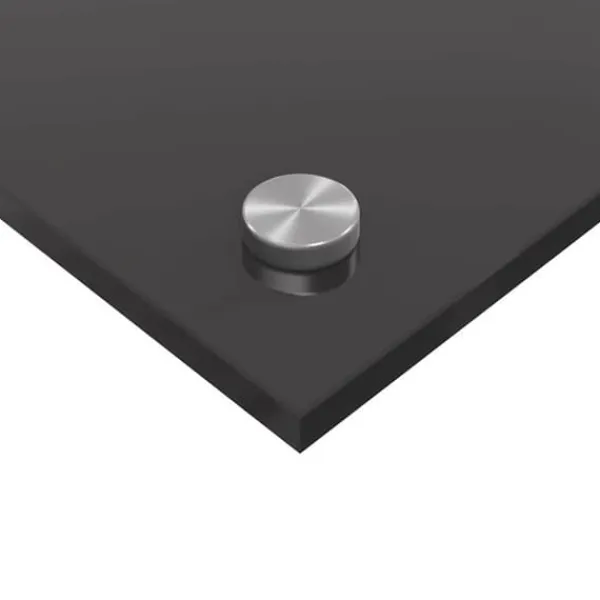 Køkken bagvæg i hærdet glas - Rektangulær design | Farve: Mørkegrå | Størrelse: 80x40x0.6 cm Outlet