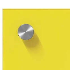 Køkken bagvæg i hærdet glas - Modern Design | Størrelse: 90 x 50 x 0.6 cm | Farve: Gul