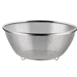 Køkken dørslag Multifunktionel risvaskeskål i rustfrit stål Madsi med fod til frugtgrønt 28 X 12 cm / 11 X 4,7 tommer Clearance