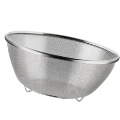 Køkken dørslag Multifunktionel risvaskeskål i rustfrit stål Madsi med fod til frugtgrønt 28 X 12 cm / 11 X 4,7 tommer Clearance
