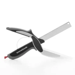 Køkken Kniv-Saks Med Integreret Mini Skærebræt Scible InnovaGoods Sale