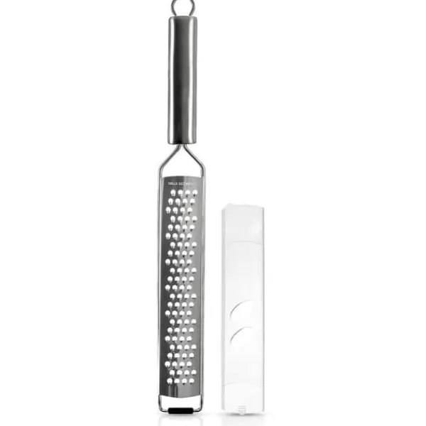 Køkken rivejern til grøntsager, ost, citrusfrugter, stål, flad, 38 cm ORION 144804 Clearance