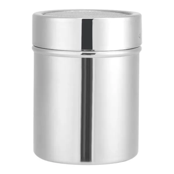 Sockerstrøere>Køkken Rustfrit Stål Chokolade Shaker Kakao Kaffepulver Mesh Dispenser