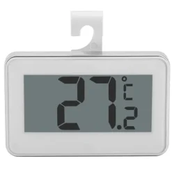 Køkkentermometre>Køkken Stor LCD Køleskab Køleskab Fryser Digitalt Termometer med Justerbar Stativ & Magnet